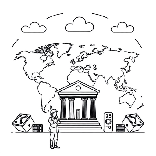 國際金融合作插圖