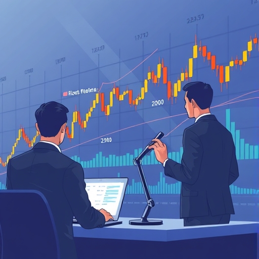 金融專業人士分析股票數據