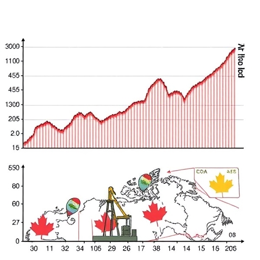 顯示加幣走勢的金融圖表