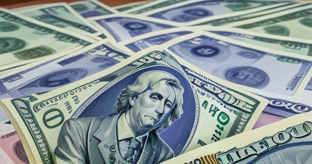 一位男子正在街頭交易股票