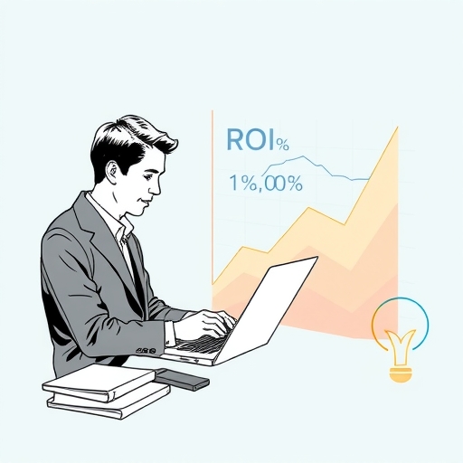 一位男子正在街頭交易股票