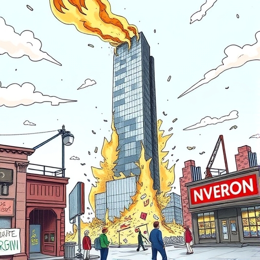 安隆摩天大樓的崩潰