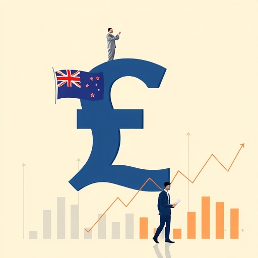 顯示全球貨幣交易市場與交易圖的插圖