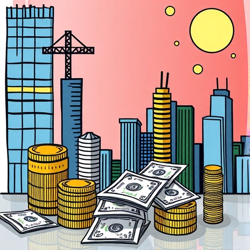 經濟挑戰與貨幣政策相互影響的圖示