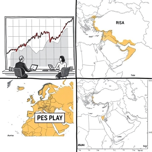 一位男子正在街頭交易股票