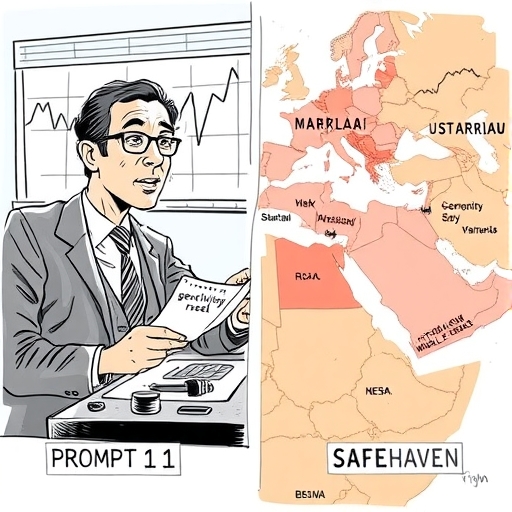 地緣政治地圖顯示中東緊張關係