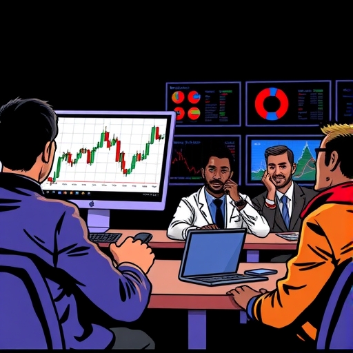 匯率走勢圖的特寫