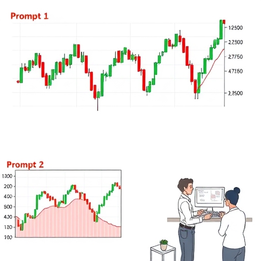 股票圖表中的明顯雙頂形狀
