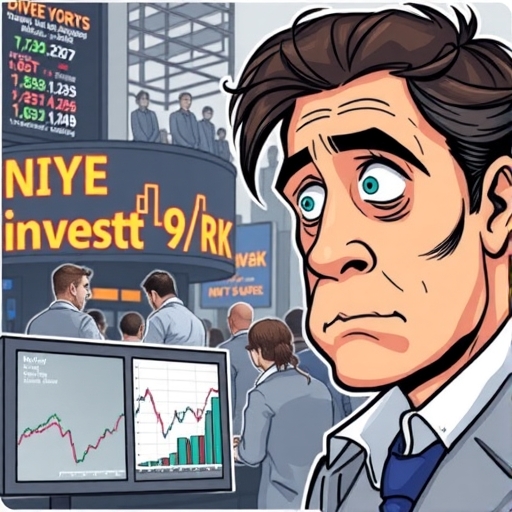 投資者正在觀察波動的圖表