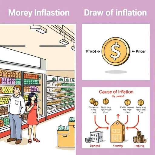 雜貨店的物價上漲,人們看起來很擔憂