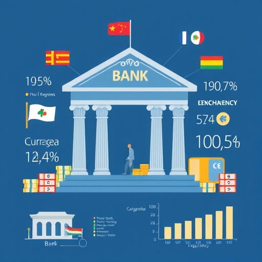 顯示匯率差異的詳細信息圖表