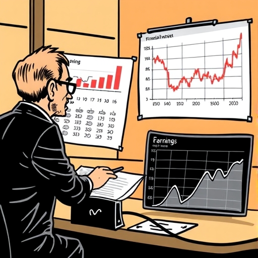 代表EPS趨勢與盈餘的圖表