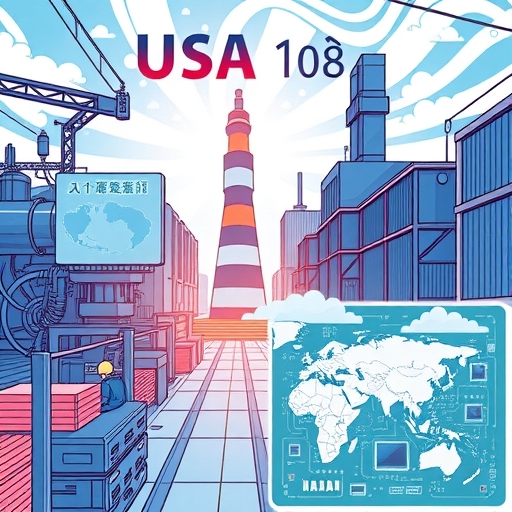 一間展示先進AI晶片生產的未來工廠