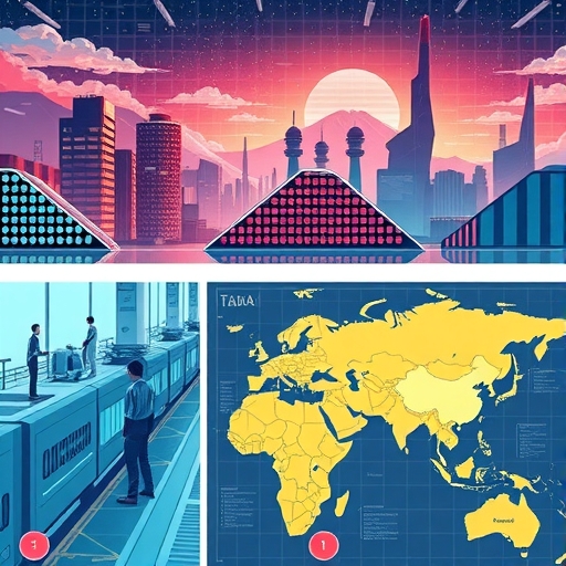 展示美國與日本的半導體合作場景