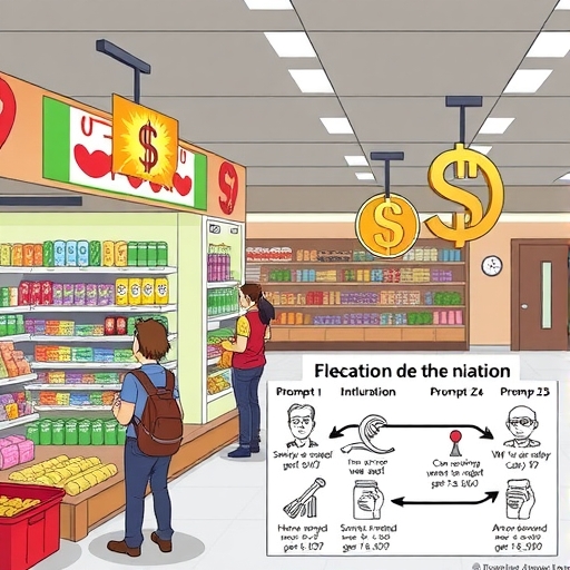 貨幣失去價值，縮小的硬幣或鈔票的隱喻