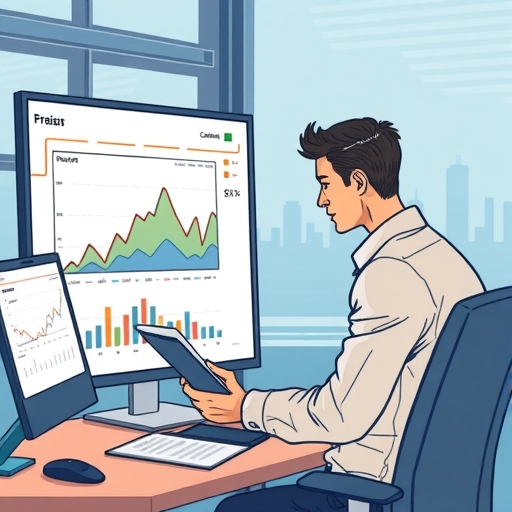 經濟指標的插圖