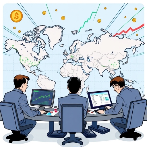 全球貨幣市場波動展示