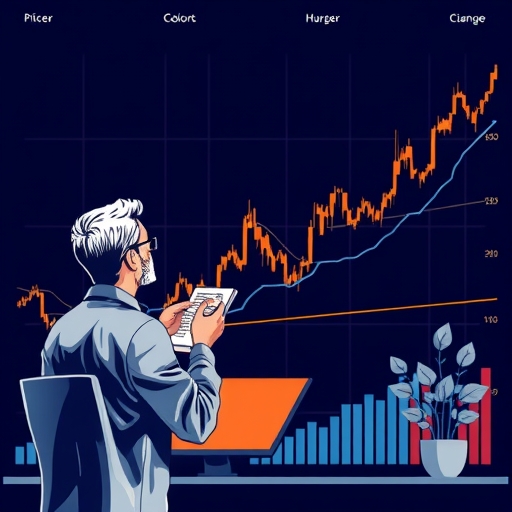 股票市場變化的插圖