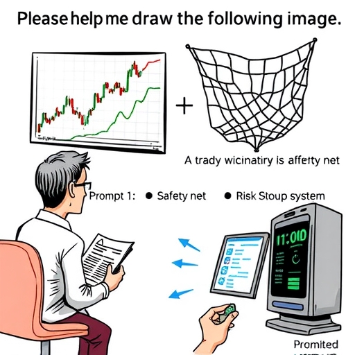 一個自動交易系統正在執行停損訂單。