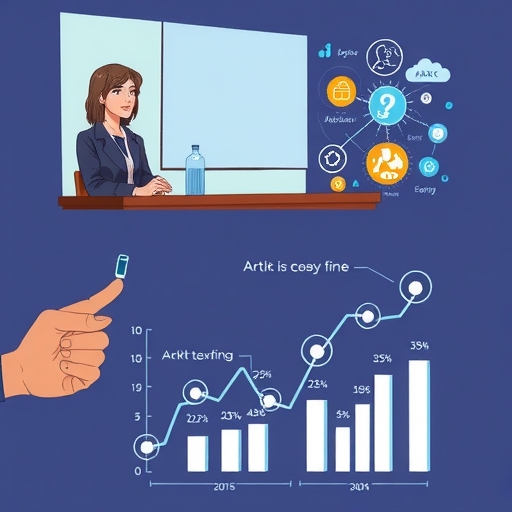 展示ARKK基金的績效和圖表的視覺化未來主義元素