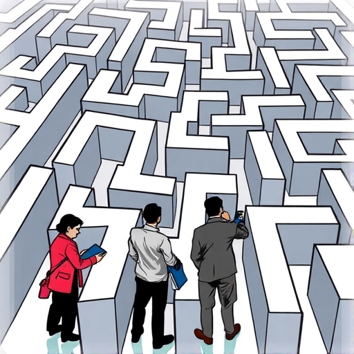 金融市場迷宮概念