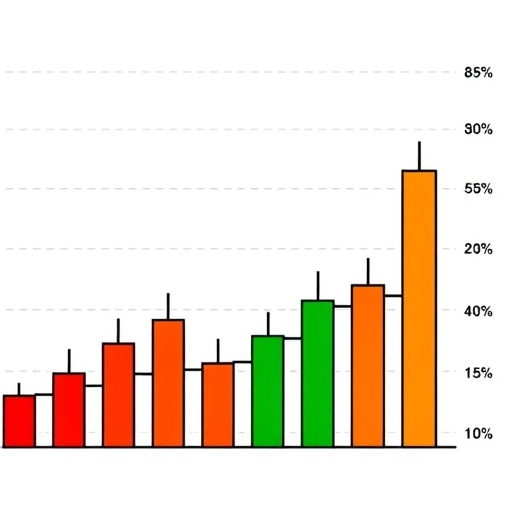 股票市場的紅綠燈圖表