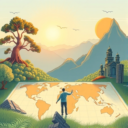 一個展現財富管理的寧靜風景