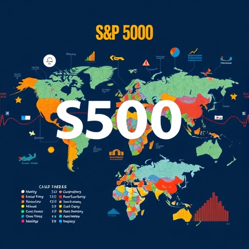 顯示S&P 500對全球市場的影響的資訊圖表