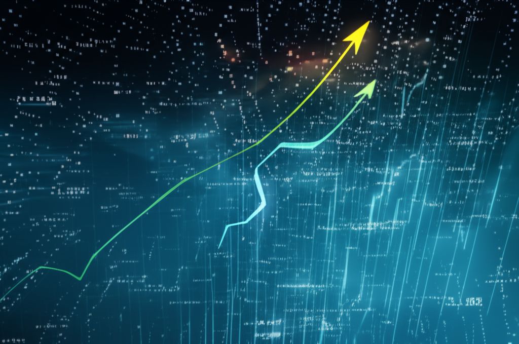 象徵美股投資稅務考量的金錢與計算器圖示