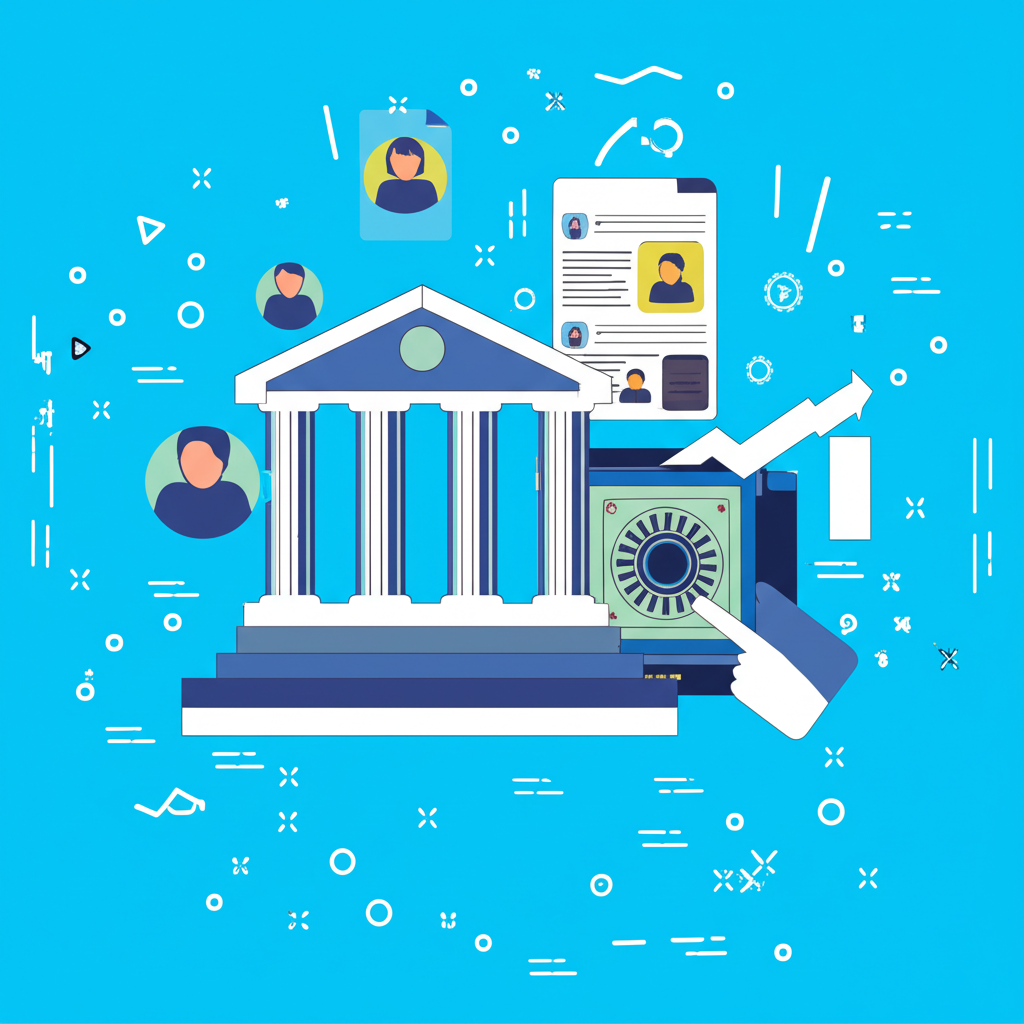 巴塞爾III法規的數位表示，顯示金融機構、資本要求和風險管理框架在全球安全網路中的互連。