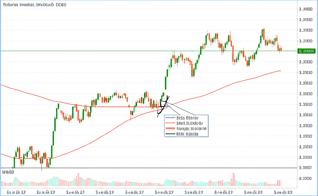 一群人在現代辦公室討論金融策略，其中一人指著白板上的複雜圖表。