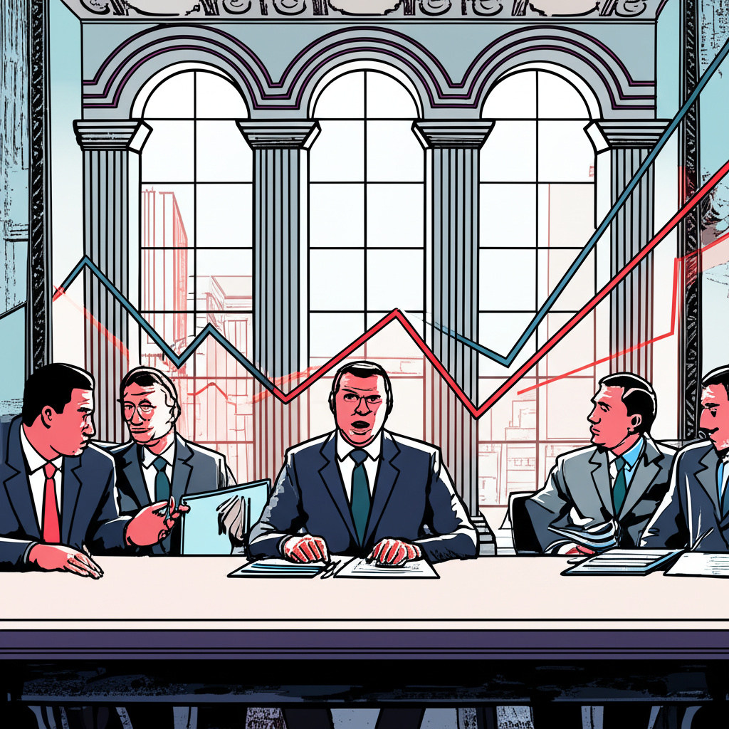 中國人民銀行標誌與財經數據圖表