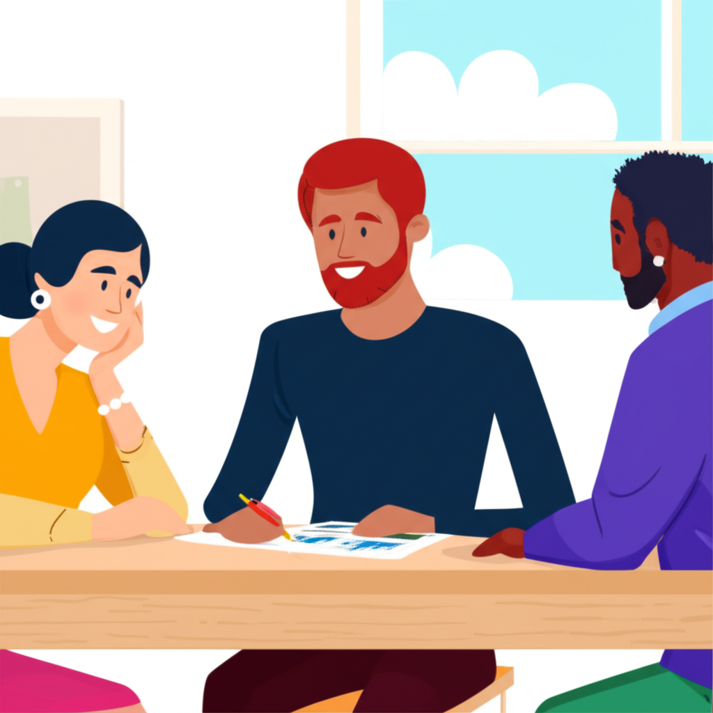 多樣化的資產配置圖示,包含股票、債券與現金。