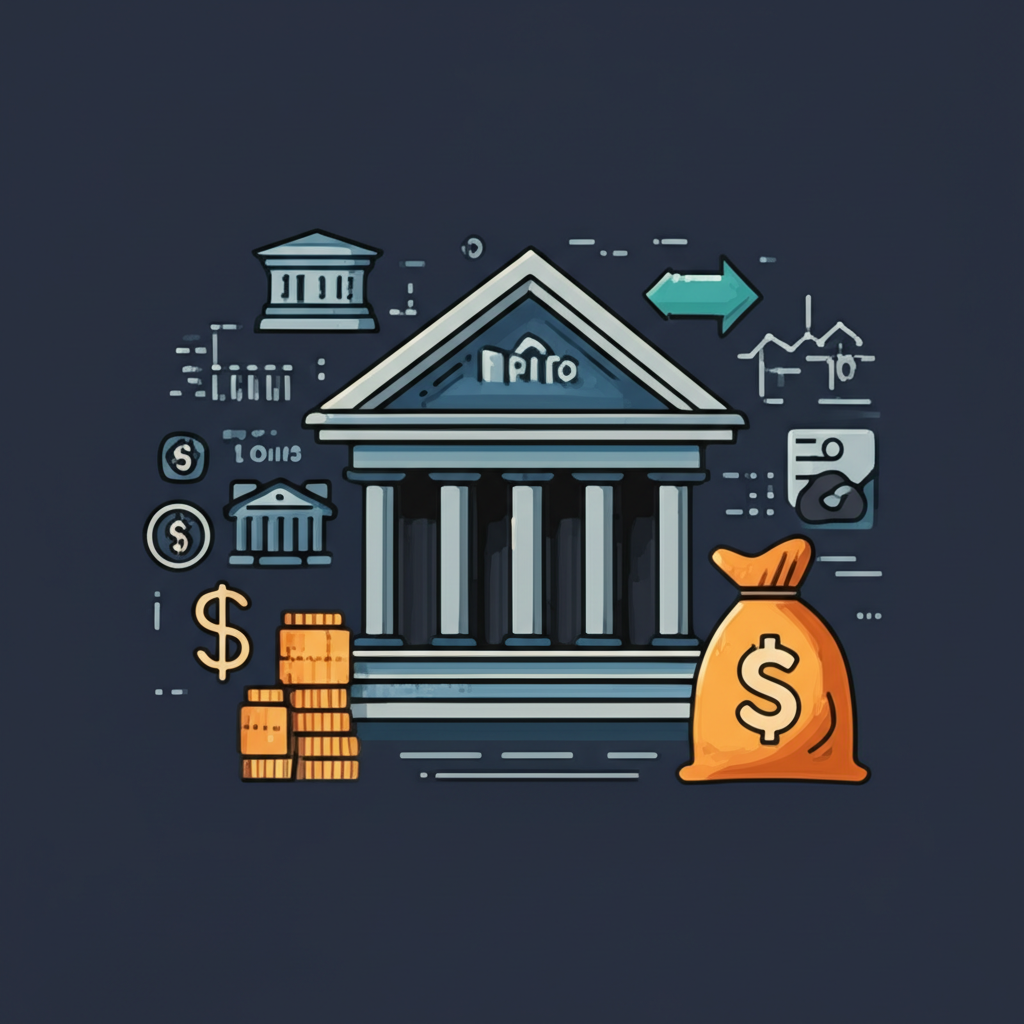 象徵聯準會貨幣政策決策的圖示。