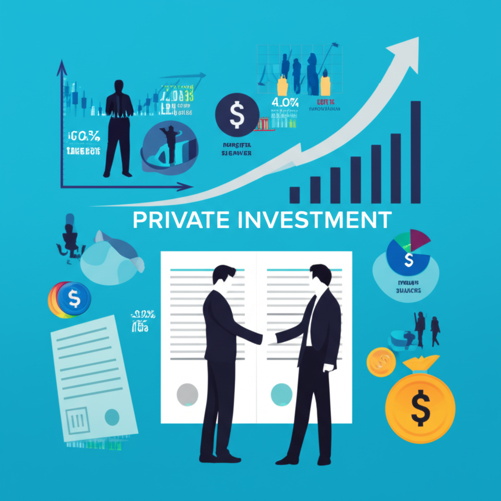 一群多元化的專業人士在現代辦公室環境中積極參與會議，背景大螢幕上顯示圖表和圖形，象徵策略性財務討論和數據分析。