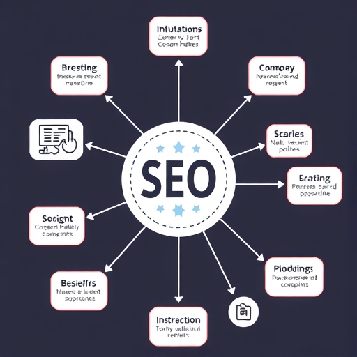 一張展現數據流動與市場指標的策略圖。