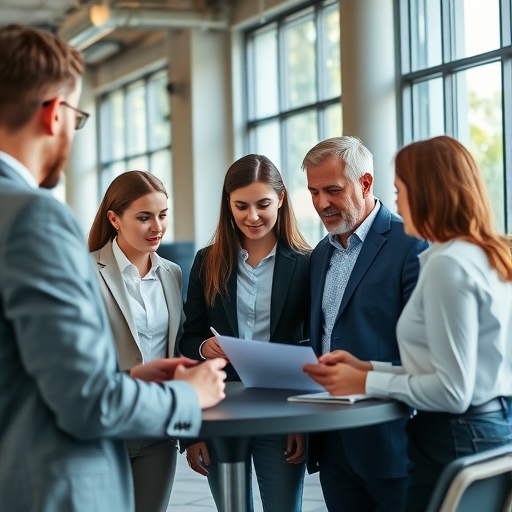 正在討論策略的商務團隊