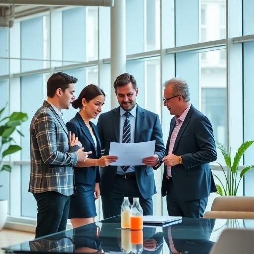 正在討論策略的商務團隊