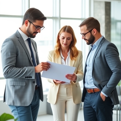 正在討論策略的商務團隊
