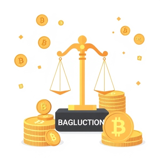 一個保護數位貨幣和帳本的盾牌，象徵投資者保護和透明度。