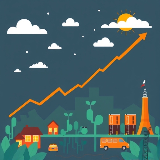 經濟成長的插圖