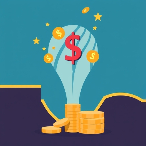 描繪匯率變動的圖示