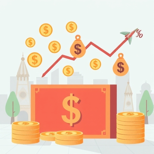 描繪匯率變動的圖示