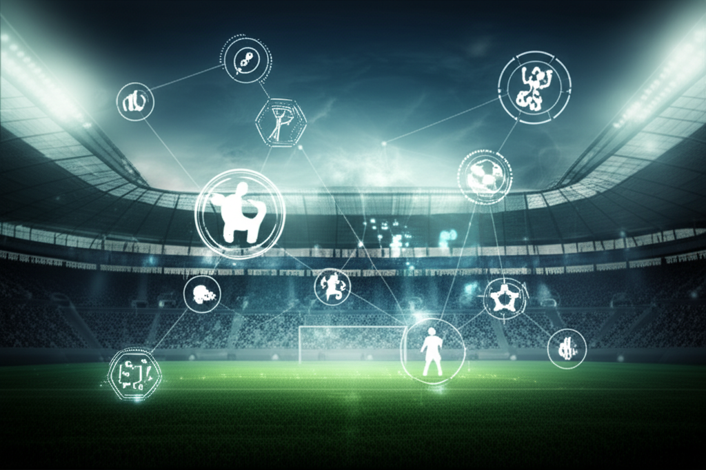 年輕球員在訓練場上練習,象徵俱樂部對青訓的長期投資。