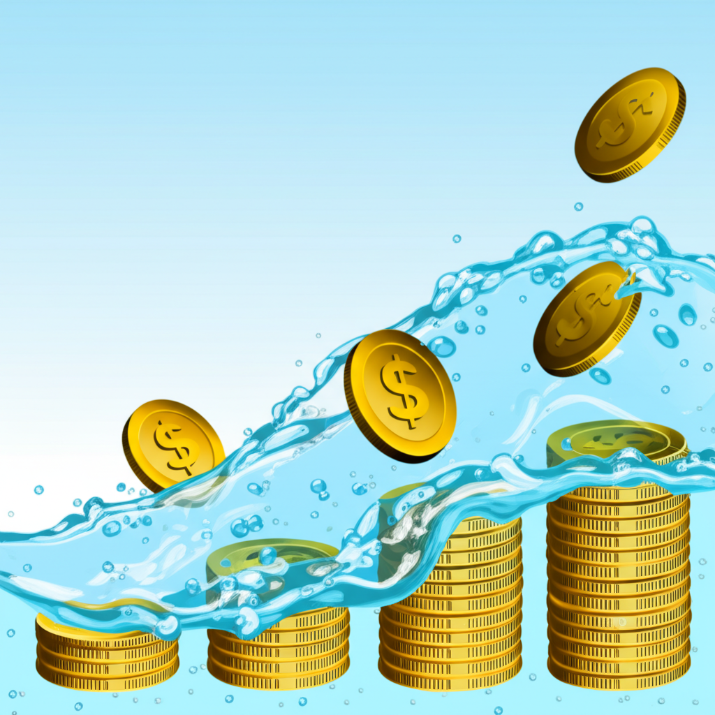 城市中的住宅建築群與起重機