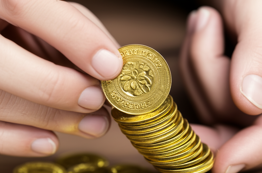 顯示黃金價格長期上漲趨勢的現代金融圖表。