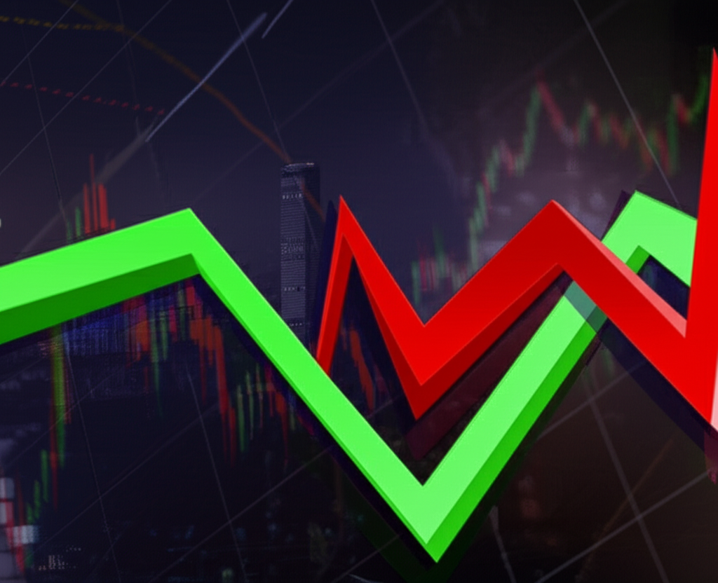 描繪資產配置與風險管理的示意圖