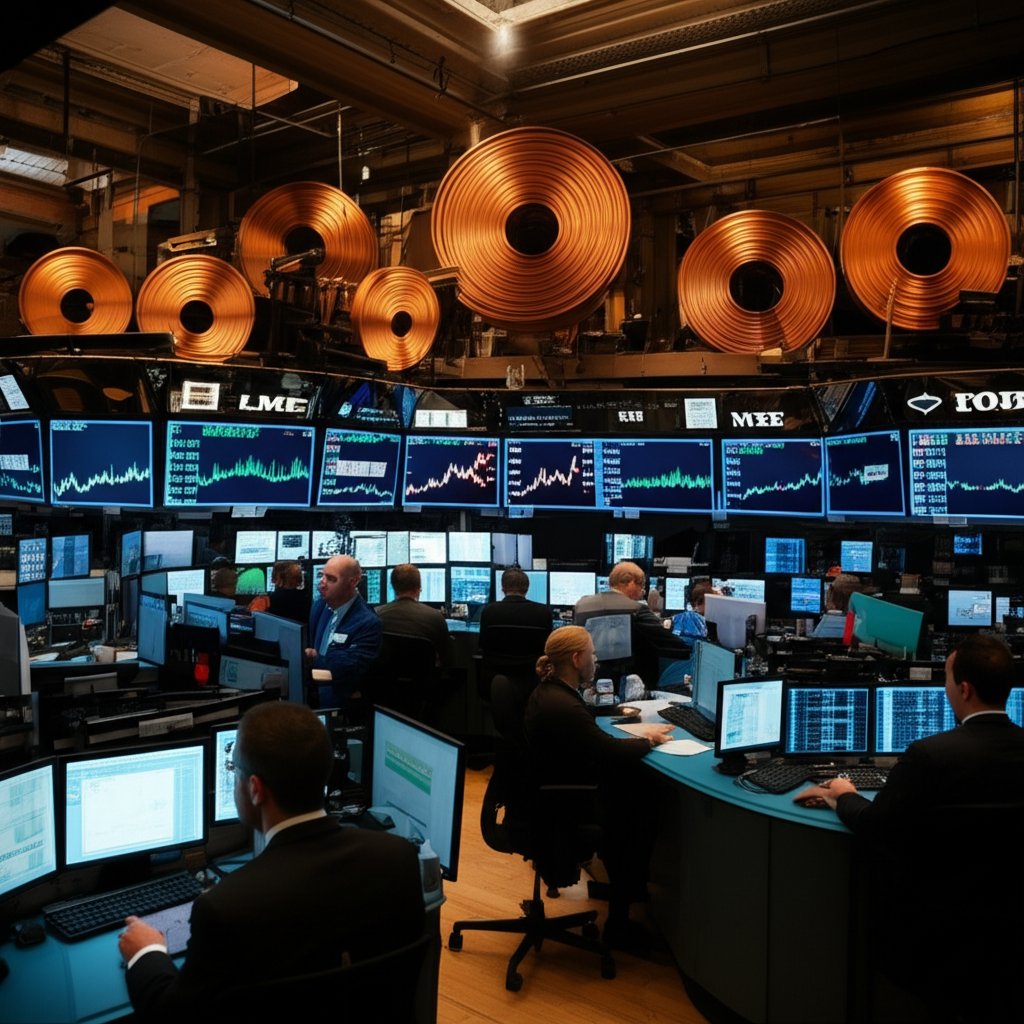 LME與COMEX銅價交易圖表
