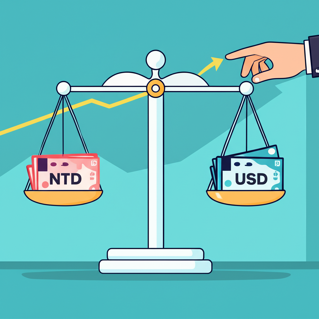 台幣貶值原因示意圖:利率差距與資金流動