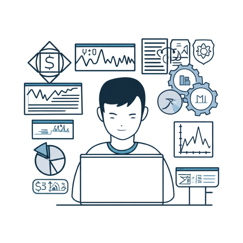 投資者決策過程中的圖表與風險管理工具